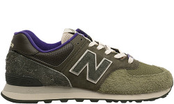 New Balance 574 Sneakersnstuff Nature Green Purple