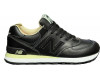 New Balance 574 Triple Black Кожаные