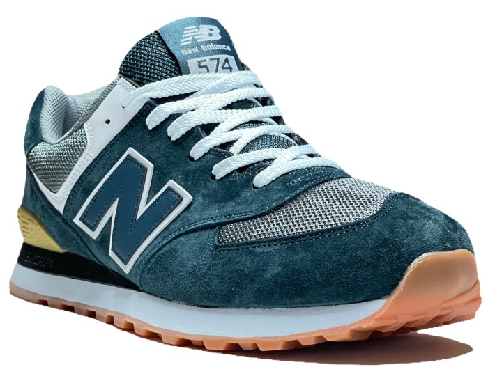 New Balance 574 Obsidian Blue/Grey/White мужские