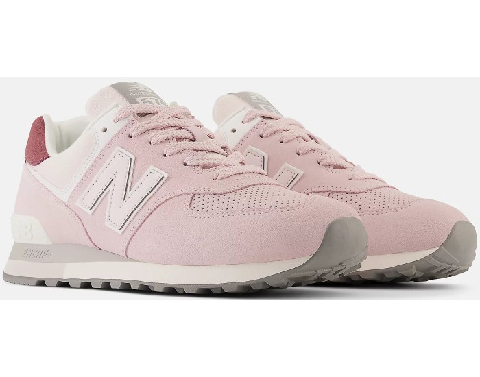 New Balance 574 Pink with grey розовые с серым