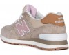 New Balance 574 Пудровые с розовым замшевые женские