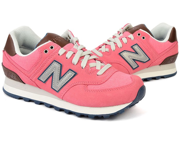 New Balance 574 розовые с коричневым