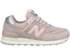 New Balance 574 розовые с серым