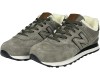 New Balance 574 Sand Grey Black с мехом