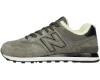 New Balance 574 Sand Grey Black с мехом