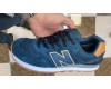 New Balance 574 Синие с коричневым