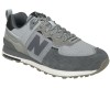 New Balance 574 Suede Gray and Silver 