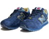 New Balance 574 Темно-синие замшевые