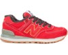 Кроссовки New Balance 574 Winter зимние с мехом красные