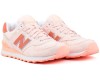 New Balance 574 женские розово-персиковые