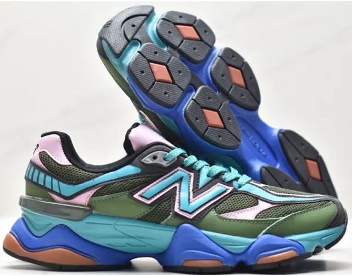 New Balance 9060 Green Blue зеленые