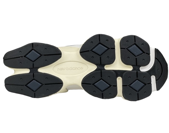 New Balance 9060 Light Navy White с мехом