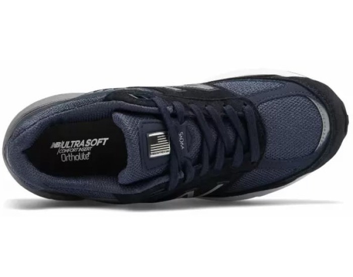 Кроссовки New Balance 990 кожаные голубые