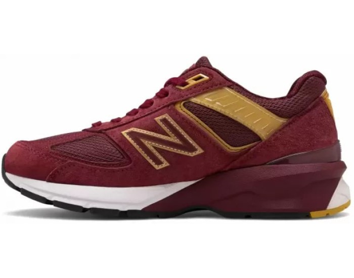 Кроссовки New Balance 990 замшевые красные