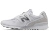 New Balance 996 кожаные белые с серым