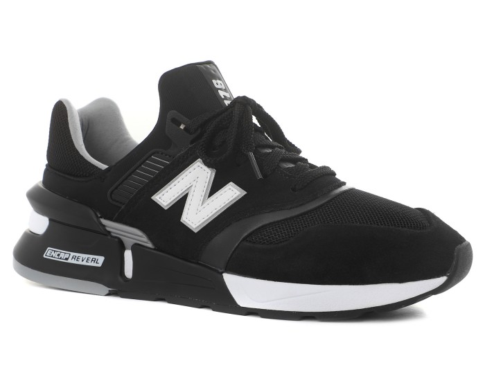 New Balance 997 Sport Чёрные с белым