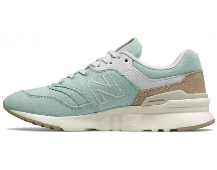 Кроссовки New Balance 997h голубые с коричневым