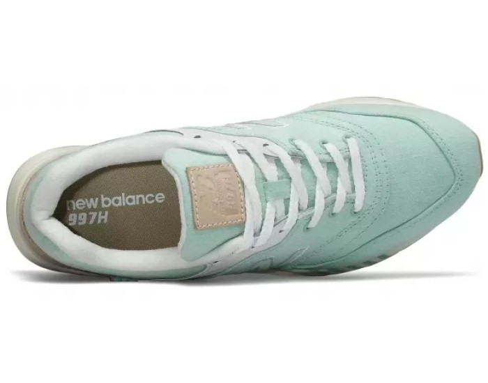 Кроссовки New Balance 997h голубые с коричневым