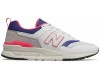 Кроссовки New Balance 997h серо-синие с красным