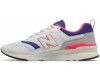 Кроссовки New Balance 997h серо-синие с красным