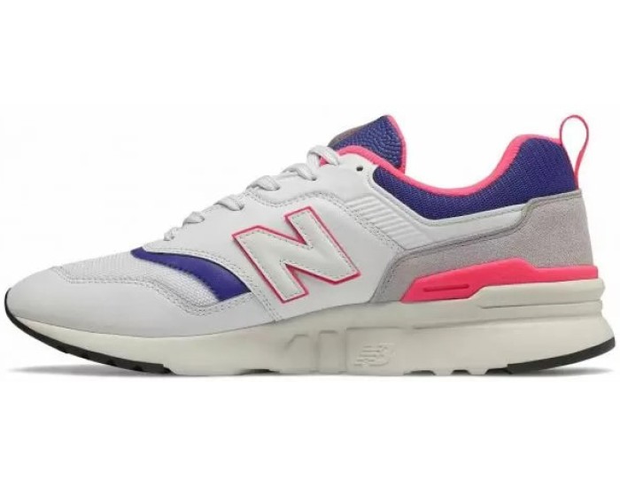 Кроссовки New Balance 997h серо-синие с красным