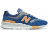 Кроссовки New Balance 997h Varsity голубые с оранжевым