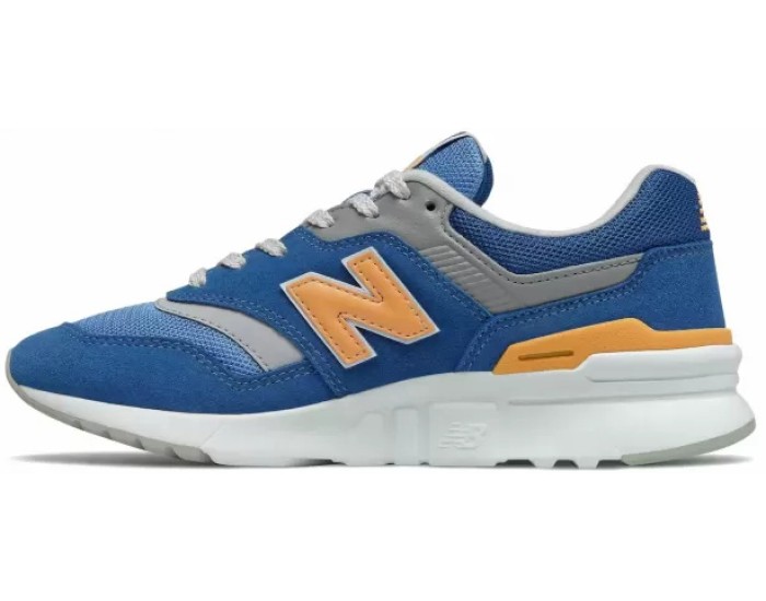 Кроссовки New Balance 997h Varsity голубые с оранжевым