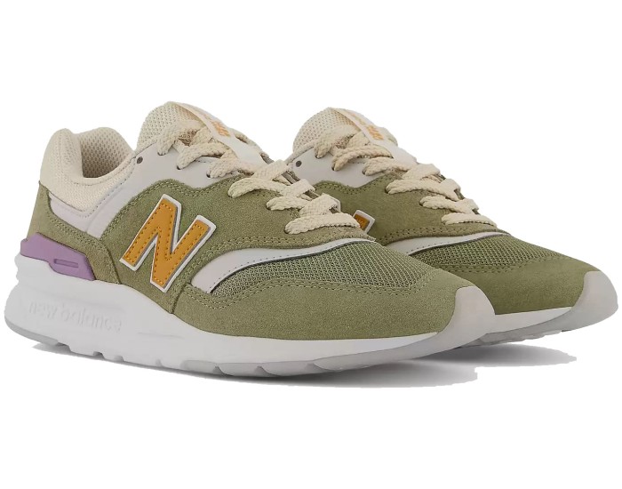 New Balance 997H зеленые с серым женские