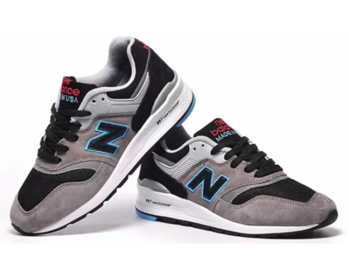 New Balance 997 Sport USA мужские серые с черным