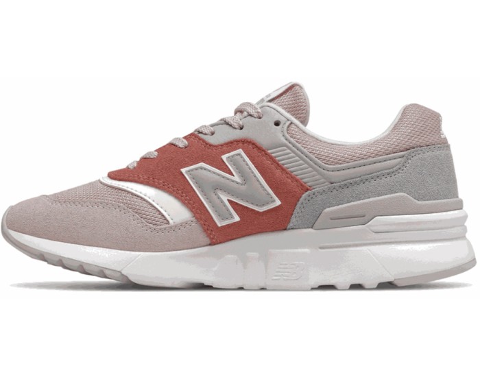 New Balance 997 женские серые с терракотом