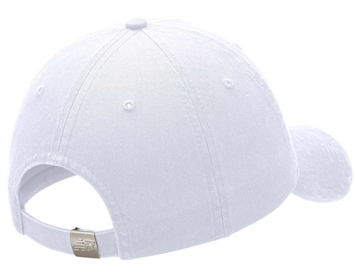 Бейсболка New Balance 6-Panel Curved Brim Classic Hat белая