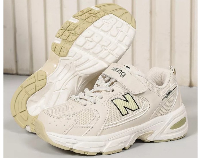 New Balance 530 Running White Beige детские