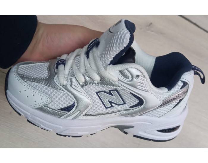 New Balance 530 White Silver Blue