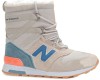 New Balance Snow Boots женские зимние с мехом бежевые с синим