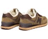 Кроссовки New Balance 574 light brown коричневые зимние с мехом