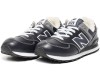 New Balance 574 темно-синие зимние с мехом