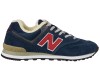 Кроссовки New Balance 574 замшевые темно-синие зимние с мехом