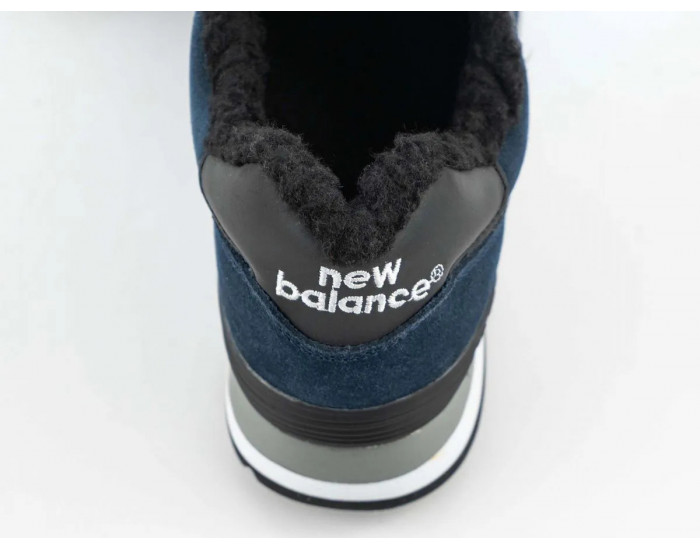 New Balance 574 Dark Blue Big Size С Мехом