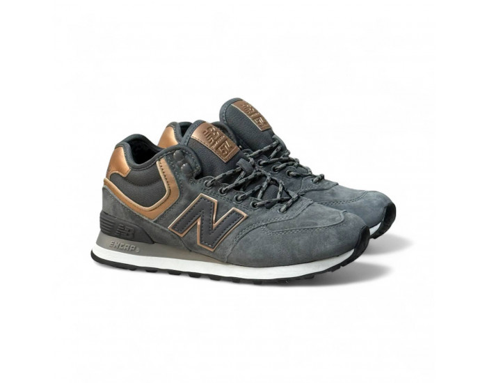 New Balance 574 Encap Grey Gold С Мехом