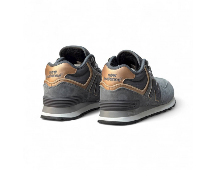 New Balance 574 Encap Grey Gold С Мехом