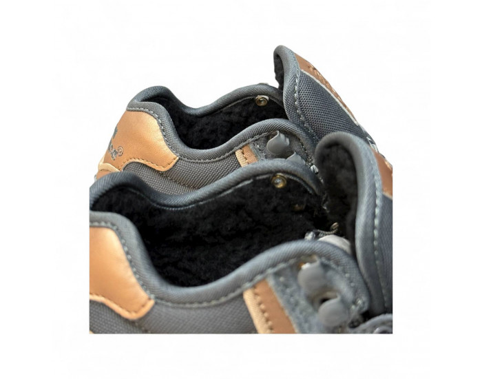 New Balance 574 Encap Grey Gold С Мехом