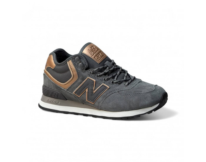 New Balance 574 Encap Grey Gold С Мехом