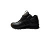 New Balance 574 leather Black  С Мехом