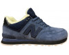 New Balance 574  Total Blue с мехом