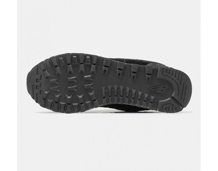 New Balance 574 Winter Black с мехом