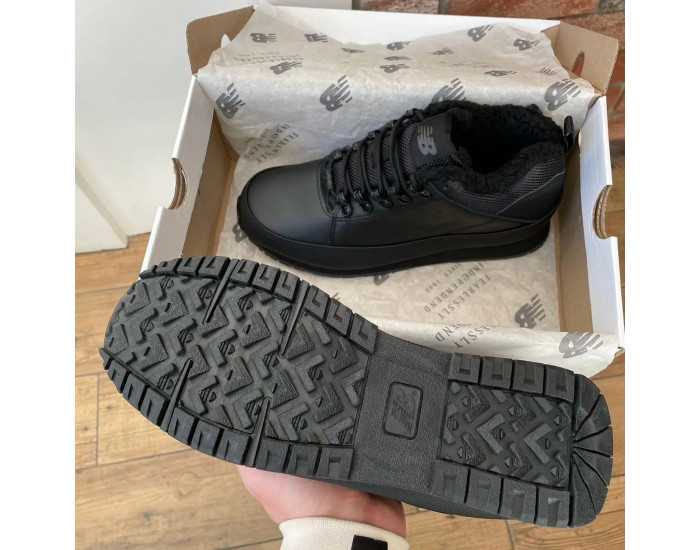 New Balance 754 Black с мехом