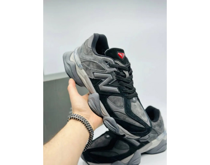 New Balance 9060 Dark Grey Winter С Мехом