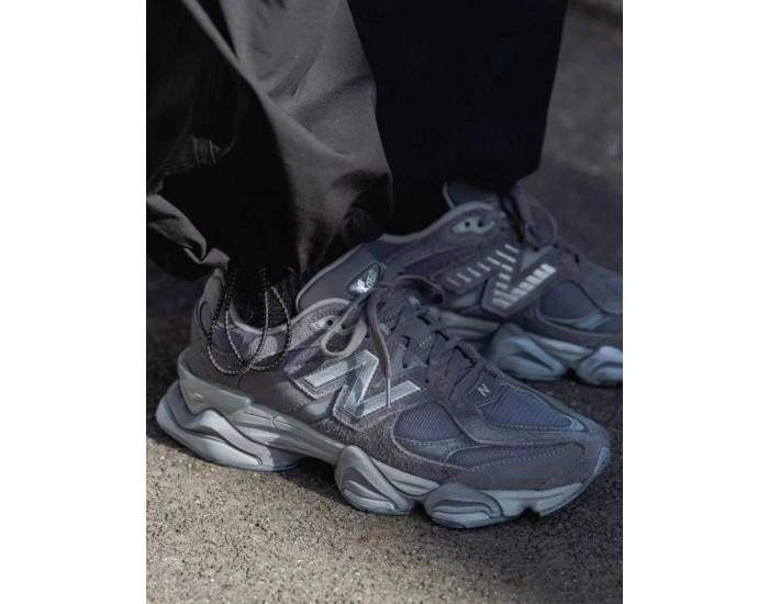 New Balance 9060 Deep Grey С Мехом