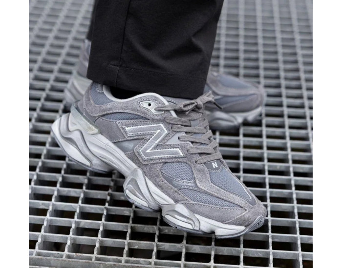 New Balance 9060 Deep Grey С Мехом