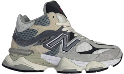 New Balance 9060 Light Grey с мехом